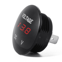 Universal Voltmeter Waterproof Voltage Meter Digital Volt Meter Gauge Red LED DC 12V-24V Car Motorcycle